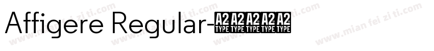 Affigere Regular字体转换